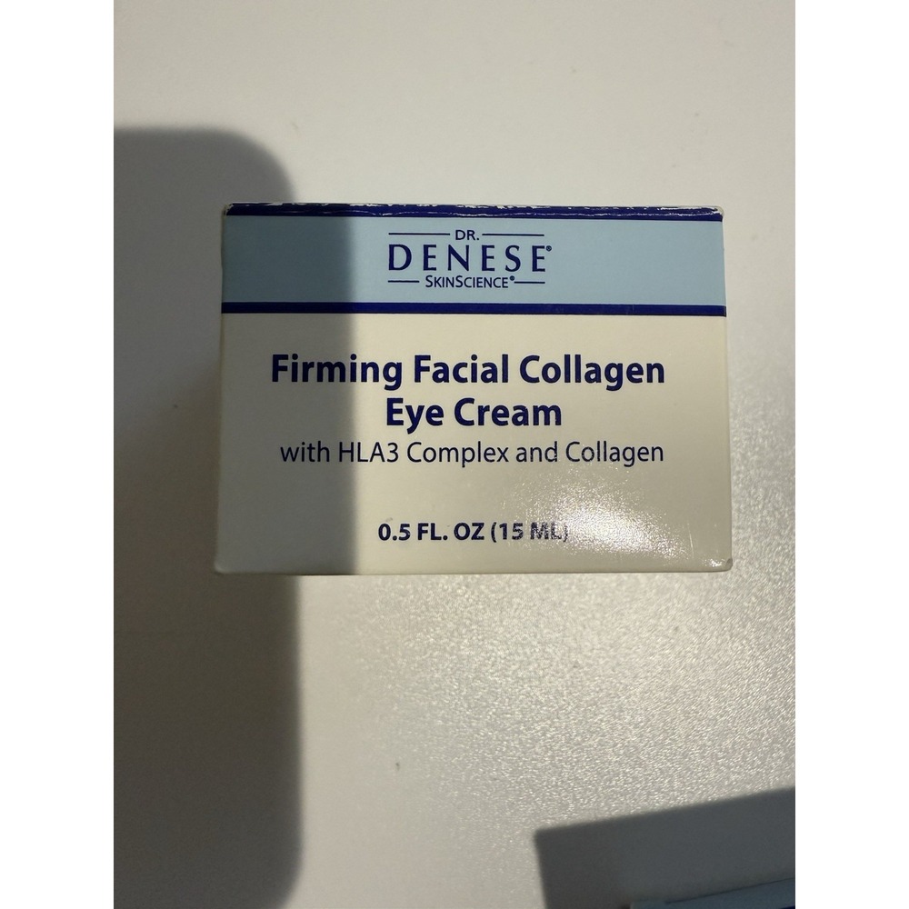 Dr. Denese Firming Facial Collagen Eye Cream HLA3 Complex .5 oz‎ New NIB J